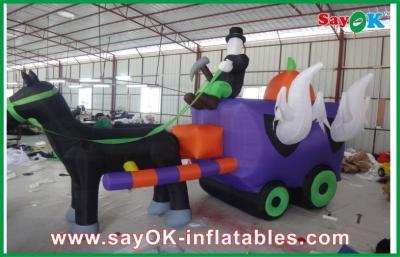 China Oxford Cloth  Inflatable Halloween Decorations , Party Inflatable Carriage for sale