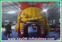 China Large Outdoor Orange Inflatable Tunnel Tent Customed Red Inflaltable Candy House ,  Oxford Cloth Water-Proof Tent for sale