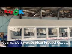 Large Inflatable Air Tent Transparent Airtight Swimming Pool For Event