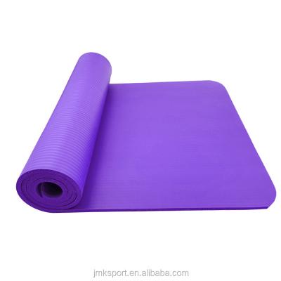 China NBR Yoga Mat 15mm Foldable Yoga Mat Exercise Mat With Carry Strip Eco-friendly Non-slip for sale