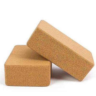 China Competitive Price 2021 New Arrival High Quality Eco Friendly Durable Cork Yoga Brick Block for sale