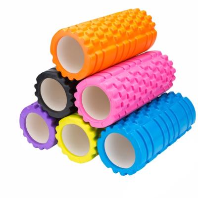 China Factory direct supply cheap yoga spine muscle massage cavity foam roller EVA+PVC custom LOGO environmental protection JMK33CM 45CM spot for sale