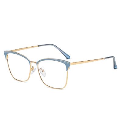 China Other SHINELOT 95801 Computer Reading Glass Anti Blue Light Women Men Ultralight Around Presbyopic Reading Glass Diopters for sale