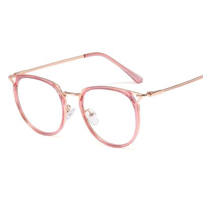 China Other SHINELOT 95568 Metal Frame Blue Light Anti Glass Optical Frames For Girls Fit Prescription Glass Myopia Glass Italy Design for sale