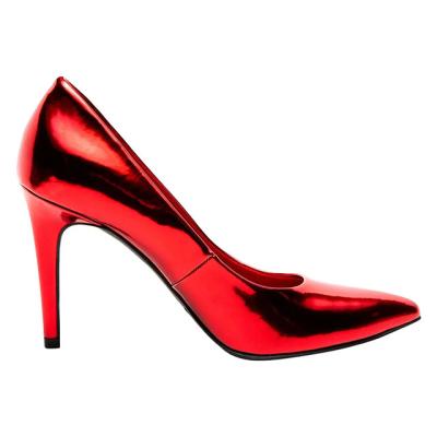 China New Design Lightweight Red Women Shoes High-Toe Pumps Custom Women Shoes for sale