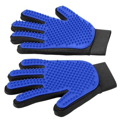 China Stocked Washing Gloves for Long and Short Hair Dogs Cats & Horses Pet Grooming Brush for sale