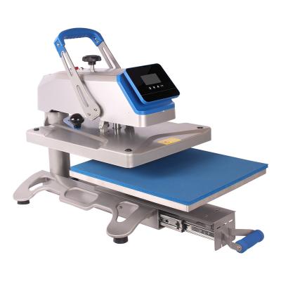 China Garment Shops Factory Supply CE Certificate 16x20 Swing Away Manual Digital T-shirt Printing Heat Press Machine for sale