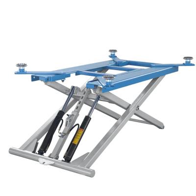 China Car Repair Maintenance Lifting HXL6128 2.8ton Portable Scissor Lift Mobile Car Lift for sale