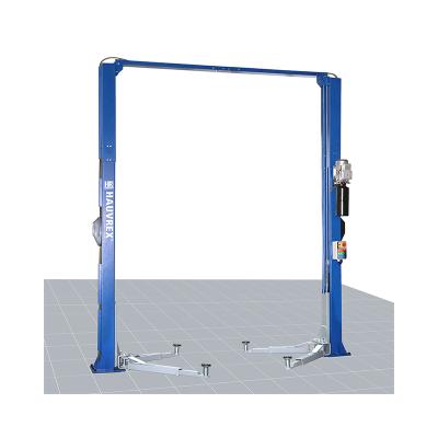 China Car Repair Maintenance Lifting Direct Drive Clear Floor 2 Post Lift for sale