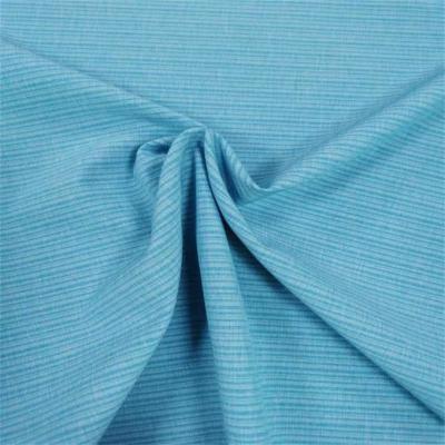 China Material tejido 170gsm apretado del poliéster de la tela el 148CM de Spandex del poliéster de la raya en venta