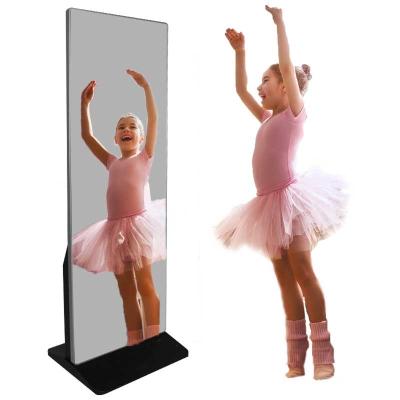 China Indoor 1080P HD LCD led display magic mirror touch screen display advertising for sale