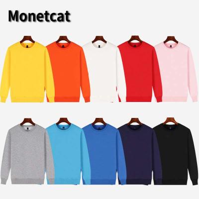 China Wholesale-custom round neck sweater sweater men and women autumn and winter all-match Anti-wrinkle Monetcat round neck sweater for sale