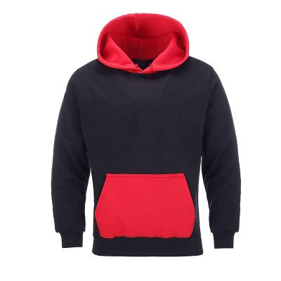 China OEM Anti Shrink Custom Men's Hoodies Plus Size Color Block Hoodie Cotton Polyester Sweatshirts Pullover for sale