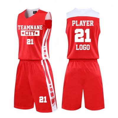 China QUICK DRY The Latest Summer School Competition Team High Quality OEM Basketball Shirt Uniform Customization for sale