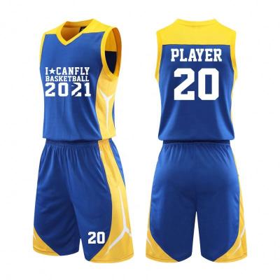 China QUICK-DRY QUICK-DRY & Comfortable Team Design Competition Sports Custom Basketball Jersey Suit for sale