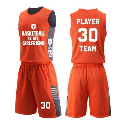 China QUICK DRY the most popular trend sportswear is customized, high quality and comfortable basketball training, double-sided customized a p for sale