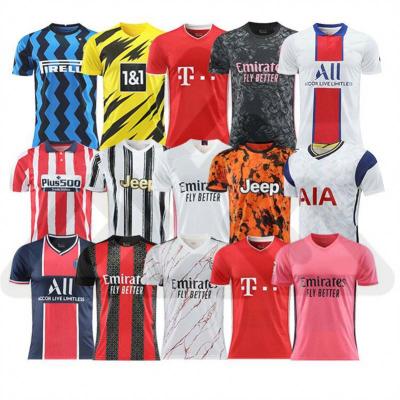 China Square 2021 2022 Club Soccer Jersey Customized With Name Number Thailand Soccer Shirt for sale