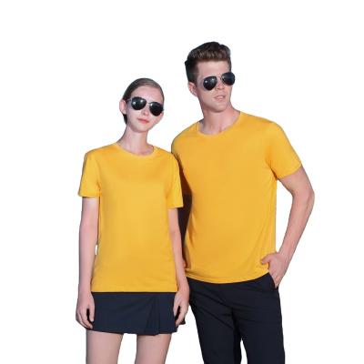 China China Manufacture Soft Solid Color Women Professional T-shirt Sports Stitches Round Collar Top for sale