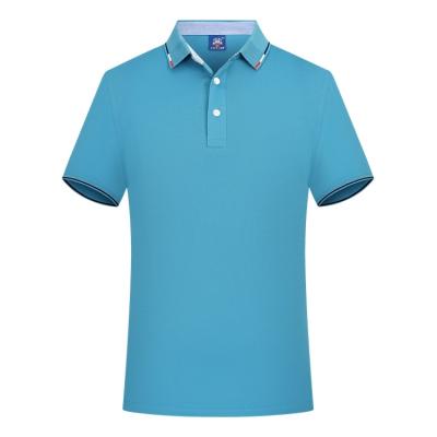 China Good Quality T-shirts Cotton Men's Polo Shirt Polo Shirts Custom Logo Anti-pilling for sale