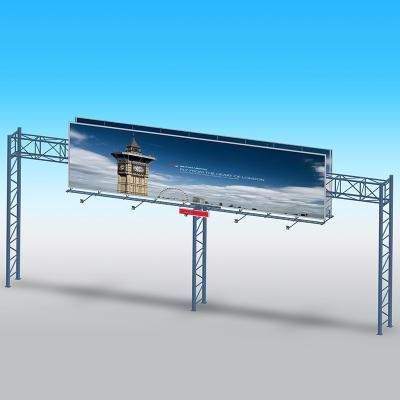 China City Main Road Outdoor Advertising Gantry Outdoor Large Size Billboard for sale