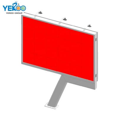 China Steel / Aluminum Road Advertising Billboard Single Side Backlit Factory Price for sale