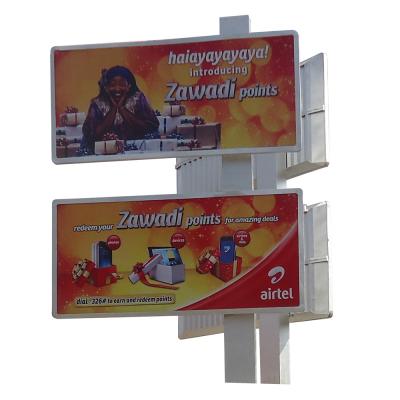 China Q235 Steel Road Steel Structure Billboard Outdoor Advertising Billboard for sale