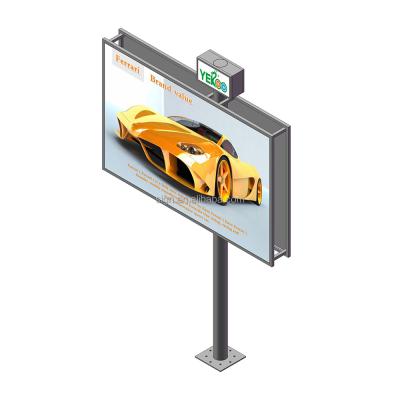 China Double Side Road Aluminum Outdoor Sign Billboard Advertising for sale