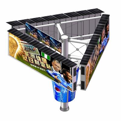 China Outdoor Advertising Three Sides Billboard Outdoor Advertising Steel Structure Trivision Billboards for sale