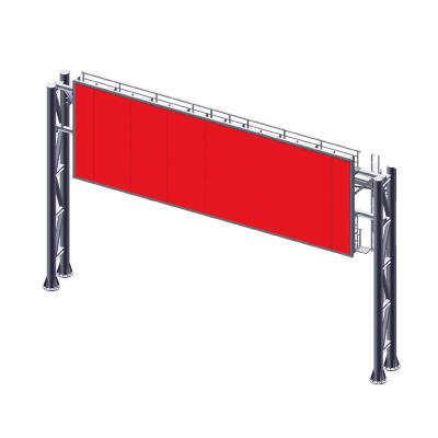 China outdoor outdoor electronic advertising led display screen P8 P10 led billboard display gantry billboard for sale