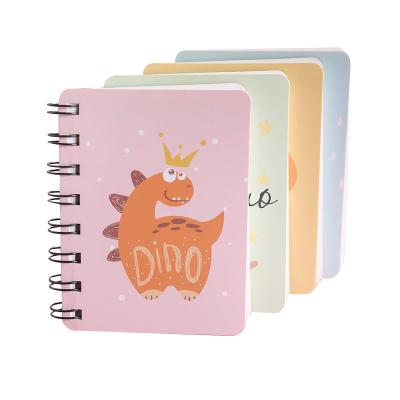 China Mini Wholesale Creative Coil Book Student Portable A7 Notepad Cartoon Notebook Animal Pocket Book for sale