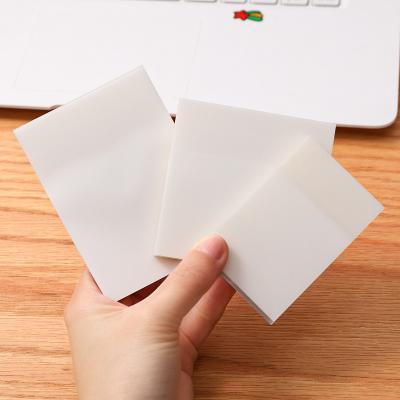 China N-Time Self Adhesive Transparent Sticker Pad Study Office Notes Sticky Notes Notepad for sale