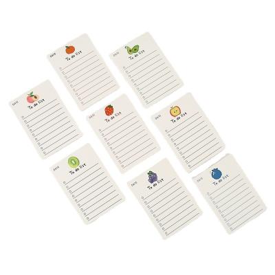 China Self Adhesive Cute Hand Account Protection Sticker N-Time Fruit Paper Material Memo Pad for sale