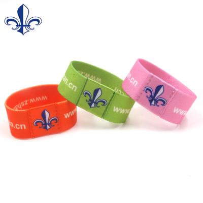 China 2021 Europe Customized Stretch Belt Elastic Wristband Logo Jacquard Polyester Sublimation Print for sale