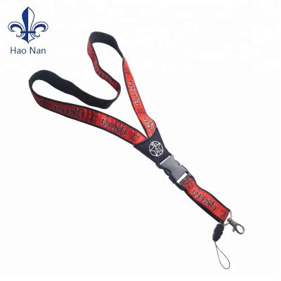 China For Sport Cheap Customized Fabric Wristbands Fashion Polyester Lanyards With ID Card Holder for sale