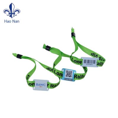 China Europe disposable promotional wristbands custom rfid 125khz wristband with printing serial number for sale