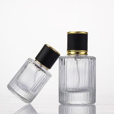 China Luxury Custom Cosmetic 30ml 50ml Spray Latest Empty Glass Perfume Bottle For Refillable for sale