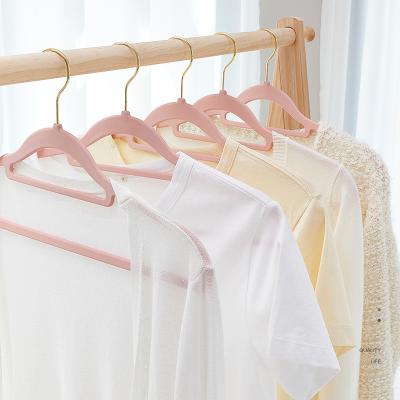 China Minimalist home clothes rack pro-skin non-slip traceless clothes stretch multifunctional clothes drying storage storage finish anti-deformation for sale