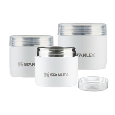 China Stanley Adventure Series PORTABLE 3-in-1 Stainless Steel Storage Tub White Freshness Set for sale