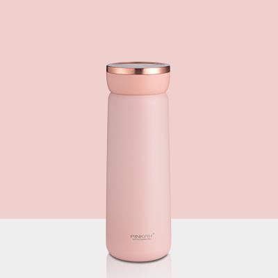 China Food Grade 304 Stainless Steel Vacuum Heat Preservation Water Bottle Stainless Steel Leak Proof PORTABLE Double Sports Travel Mug for sale