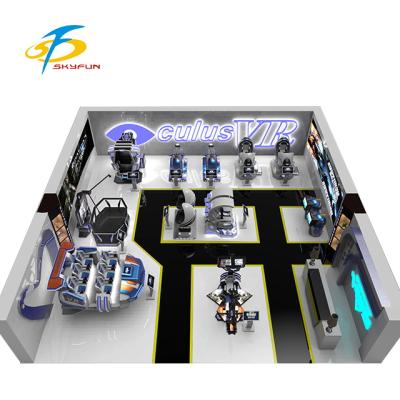 China New VR Experience Game Experience Hall 9D VR Simulator VR Theme Park for sale