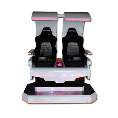 China Popular Iron Style 2 Seats Driving Simulator Chair PS4 Racing Seat Game Cockpit With 9d vr Machine for sale