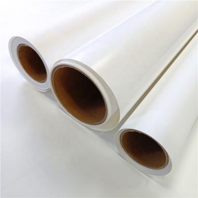 China Indoor Advertising Printing Self Adhesive Waterproof Custom White PP Paper Rolls Inkjet Media Sticker Poster for sale