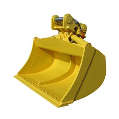 China Cultivate Alloy High Strength Tilt Rotator Bucket Mini Excavator Hydraulic Tilt Bucket Excavator for sale