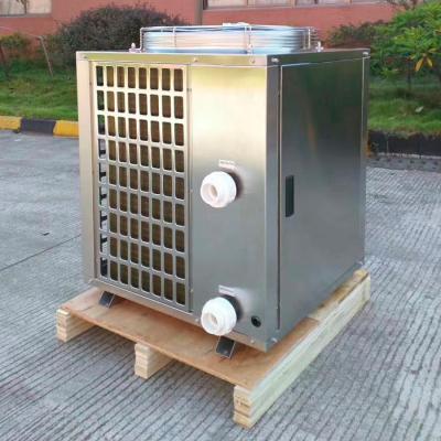 China Swimming pool outdoor air source heat pump with stainless steel casing for sale