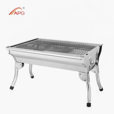 China APG Portable Folding BBQ Charcoal Smokeless BBQ Grill for sale