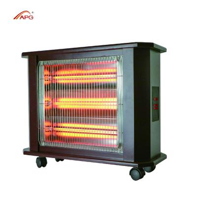 China APG European Style European Style Stainless Steel Body Quartz Wood Electric Heater for sale