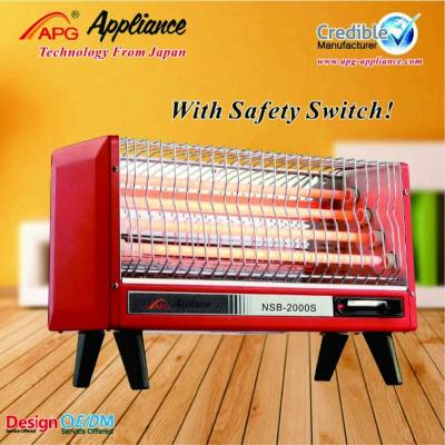 China 220v Electric Heaters , APG Bedroom Garage Decorative Electric Heaters for sale