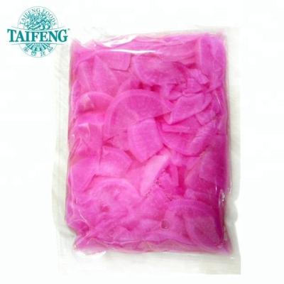 China PRESERVED Cube 300g Red Pickled Radish for sale