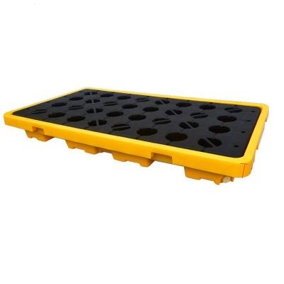 China Safe storage for oil spill containment plastic pallets or chemical liquid safe storage drum 2 for sale