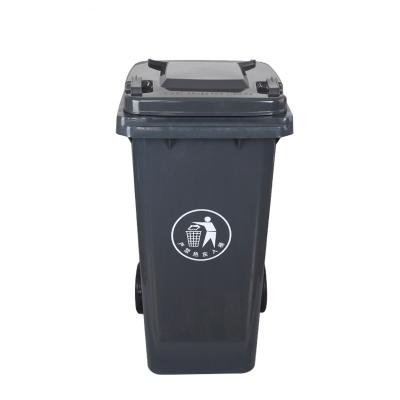 China Large viable 120 liter outdoor plastic bin for sale